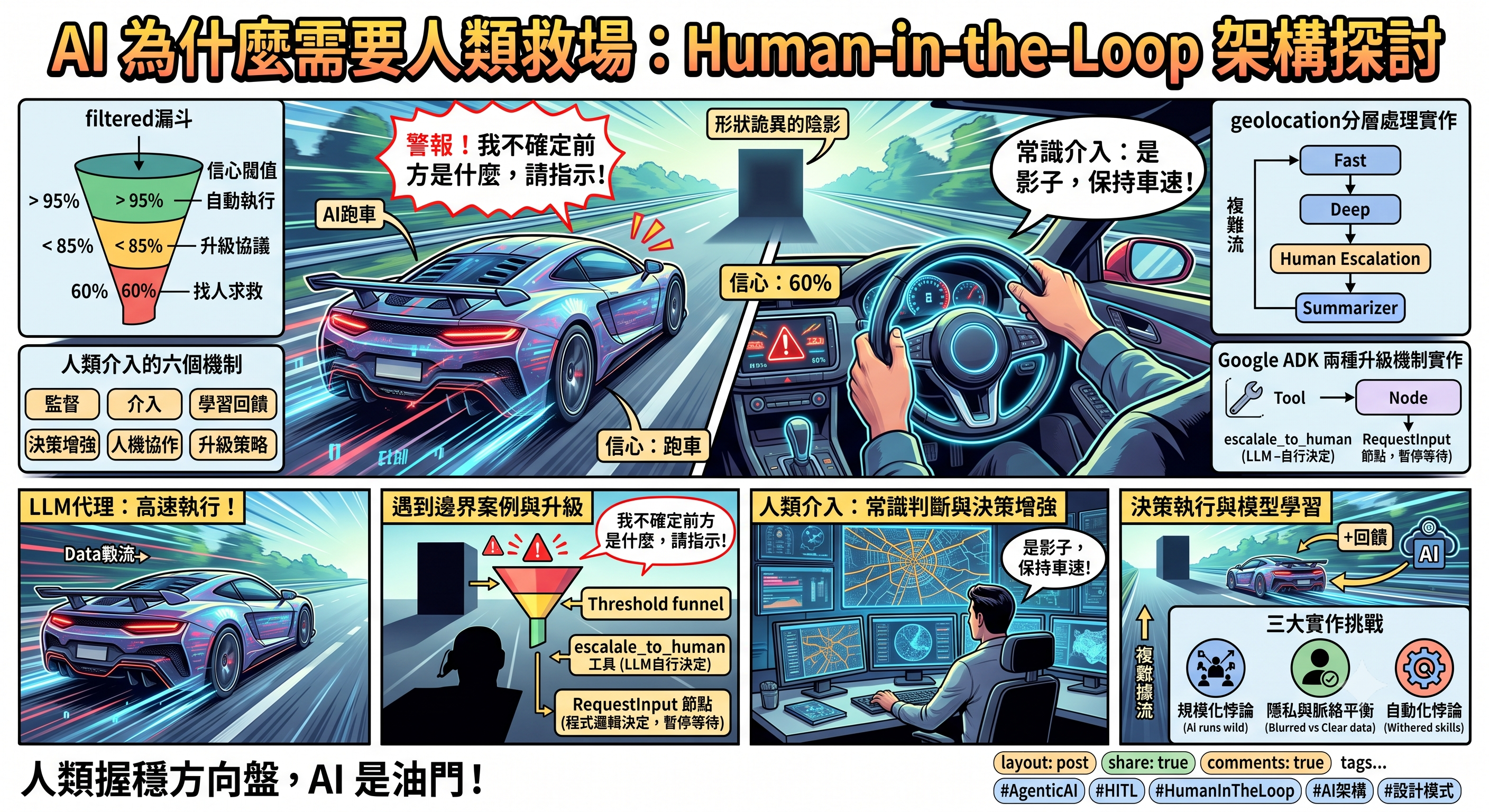 AI 為什麼需要人類救場：Human-in-the-Loop 架構探討