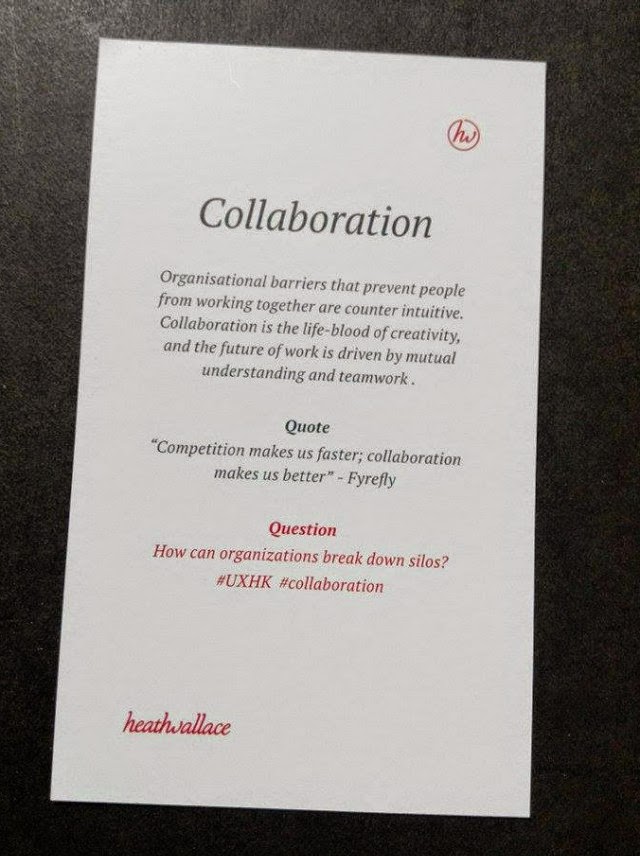UXHK 2015 - Collaboration