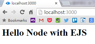 Hello Node with EJS