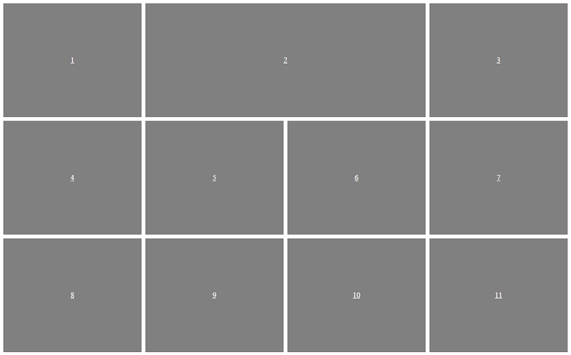 Responsive Patterns - 4-Up Grid Block - Wide